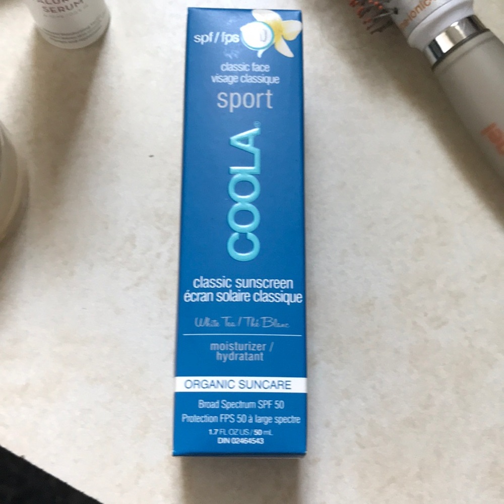 Face sunscreen organic